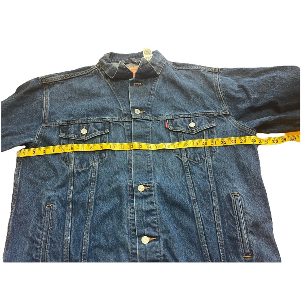Levi's Dark Blue Denim Jacket - Classic Truckers Style - Picture 4 of 9